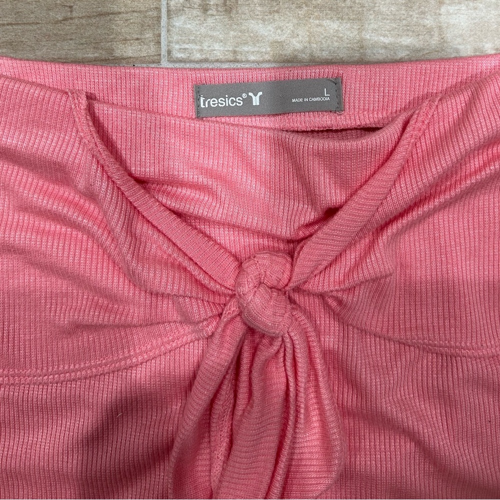 Pink Strapless Top - Picture 2 of 4
